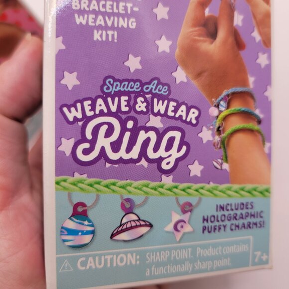 Loopdedoo Weave and Wear Bracelet Weaver Strawberry and Space Lot of 2 NEW - Picture 7 of 7